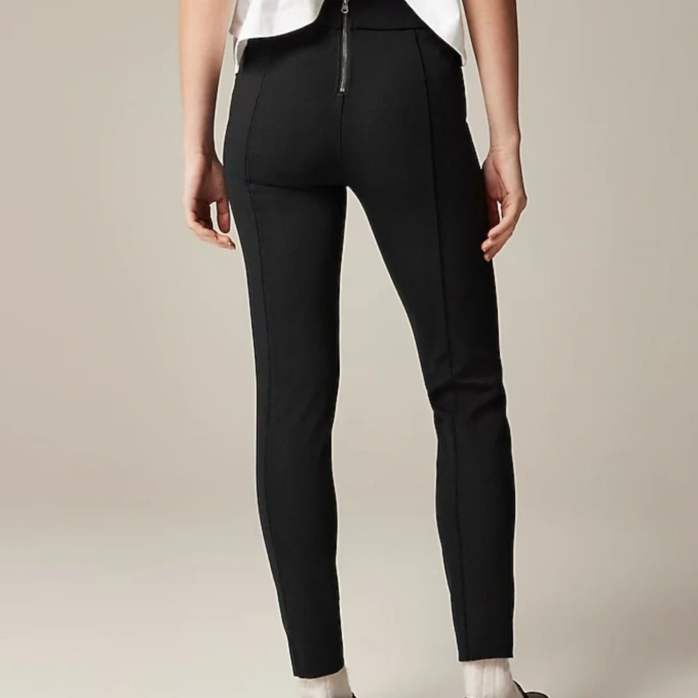NWOT J.Crew Stylish Black/Charcoal Pixie Pant Small Petite - Picture 3 of 12